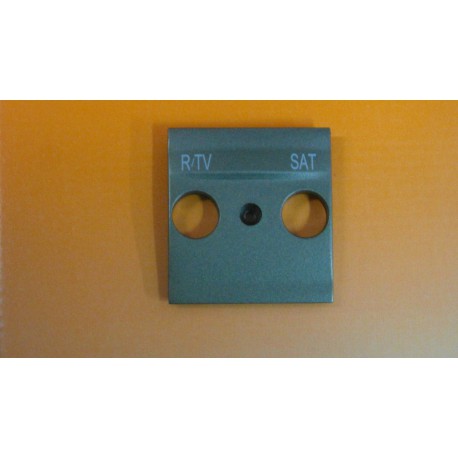 Tapa toma TV/SAT Serie intermedia color marfil