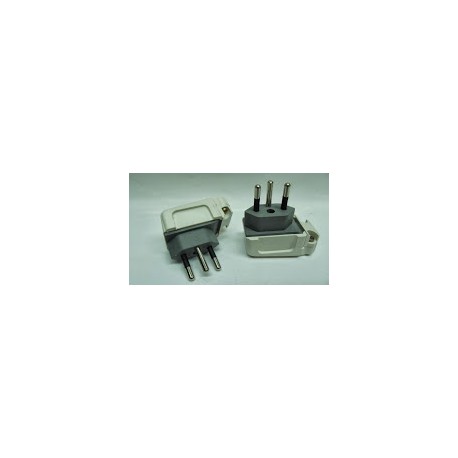 BASE ENCHUFE II 16A 380V GRIS