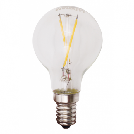 Bomb. 4w 4000k Led Filamento Esferica Clara E27 400lm 45x65