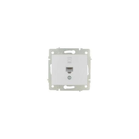 Toma de teléfono RJ11 color blanco