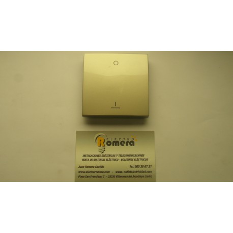 TECLA 70 * 70 GRABADO LUZ TITANIO