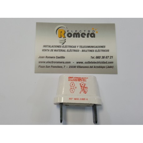 PLACA 1 ELEMENTO EUROPOLI BLANCA