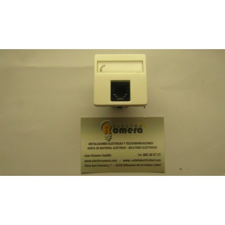 Toma teléfono 8 cont., RJ45 Categoria 3 UTP (acceso por RDSI)