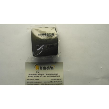 TAPA PARA SALIDA DE CABLES PARA PULSADOR TIRADOR SERIE ARCO BRONCE 8207 BR 