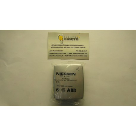 TECLA PULSADOR LUZ SERIE ARCO PLATA MATE 8204.2 PM
