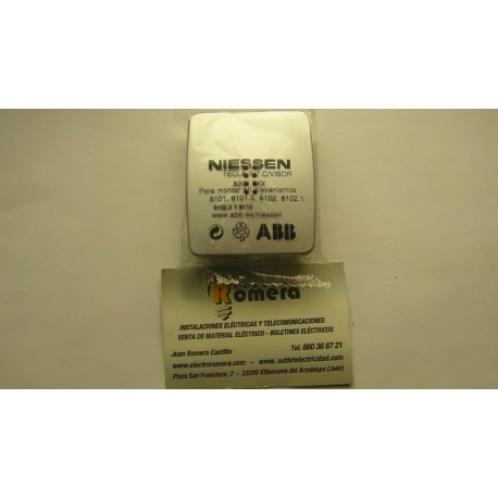 TECLA INTERRRUPTOR BIPOLAR CON VISOR SERIE ARCO PLATA MATE 8201.4 PM 