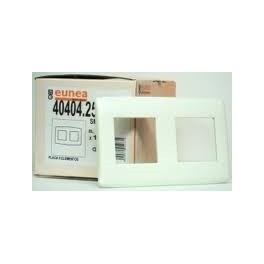 PLACA DE 2 ELEMENTOS MARFIL SM100