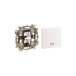 PULSADOR 10A 250 V CON TECLA SIMBOLO LUZ