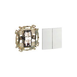 PULSADOR 10A 250 V CON TECLA SIMBOLO LUZ