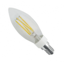 BOMBILLA ESFERICA CON FILAMENTO LED E27 3000 K 4 W