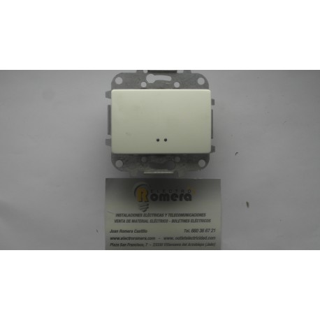INTERRUPTOR MONOPOLAR CON VISOR SERIE SIGNO BLANCO ALPINO 2301.3 BA