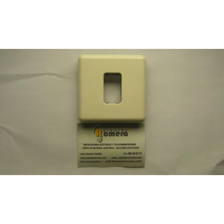 PLACA 1 ELEMENTO BLANCO MARFIL 4471 NIESSEN PUMA RECUPERADO