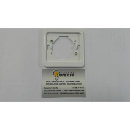 PLACA 1 ELEMENTO EUROPOLI BLANCA
