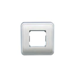 PLACA 2 MECANISMOS ESTR. CON BASTIDOR