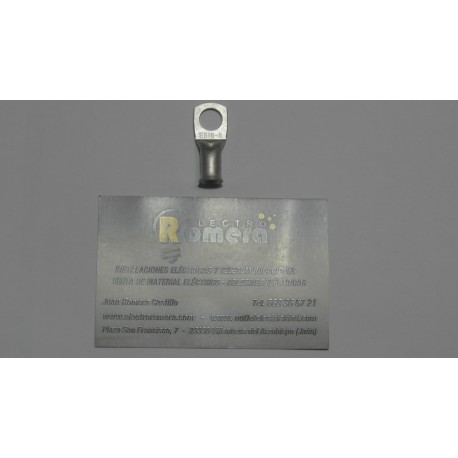 TERMINALES DE COBRE METALICOS 16MM X 8 MM AGUJERO