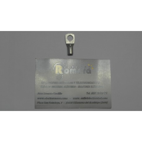 TERMINALES DE COBRE METALICOS 6MM X 6MM AGUJERO