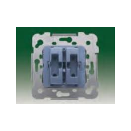 DOBLE INTERRUPTOR UNIPOLAR IRIS,AURA Y MAGNA