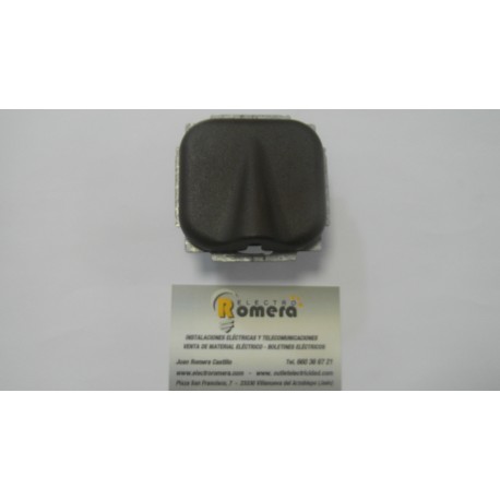 TAPA Y BOTON POTENCIOMETRO BJC IRIS NEGRO ANTRACITA 18760-AT