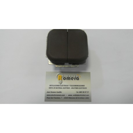 TAPA Y BOTON POTENCIOMETRO BJC IRIS NEGRO ANTRACITA 18760-AT