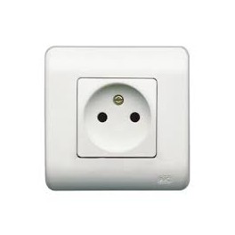 Tecla ancha blanca pulsador timbre