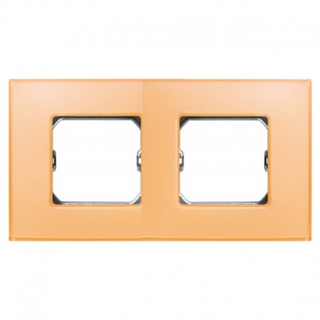PLACA 3 ELEMENTOS SIN GARRAS Y CON BASTIDOR SALMON MATE