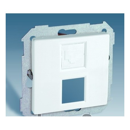 ADAPTADOR RJ-45 CAT-5 DE AMP BLANCO