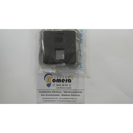 ADAPTADOR RJ-45 CAT-5 DE AMP GRAFITO