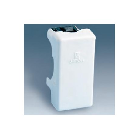 Pulsador luz modulo estrecho blanco nieve
