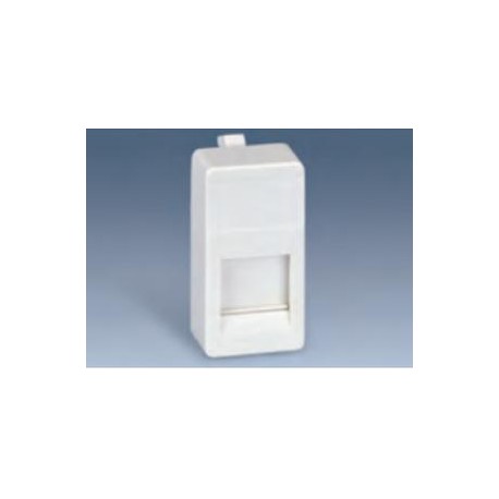 Pulsador luz modulo estrecho blanco nieve