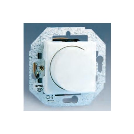 Pulsador luz modulo estrecho blanco nieve