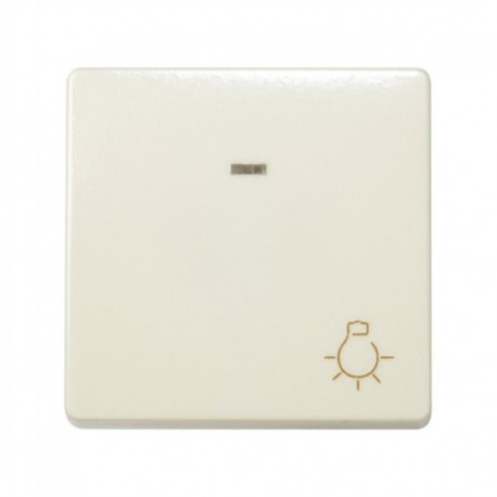 Pulsador luz modulo estrecho blanco nieve
