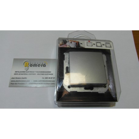 PULSADOR ALUMINIO MATE 
