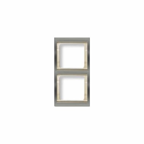 MARCO 2 ELEMENTO  HORIZONTAL SERIE OLAS ACERO PERLA